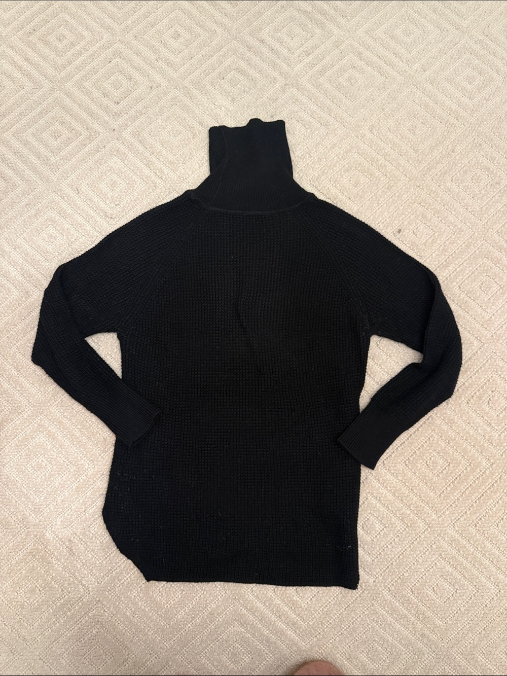 Cozy Black Turtleneck Sweater - Women's Knit Pullover